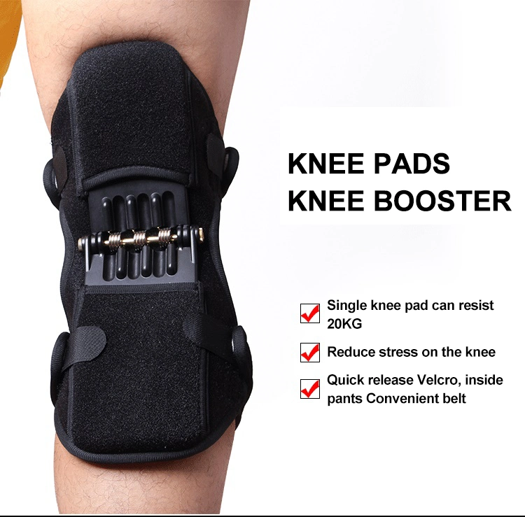 Support Knee Pads Rebound Knee Booster Brace Support Stabilizer Joelheira Power Lift