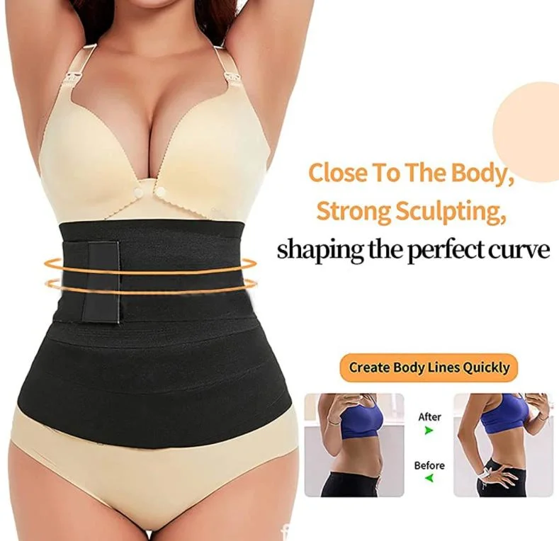 Amazon Hot Selling Women Snatch Me up Bandage Wrap Waist Trainer Waist Wrap