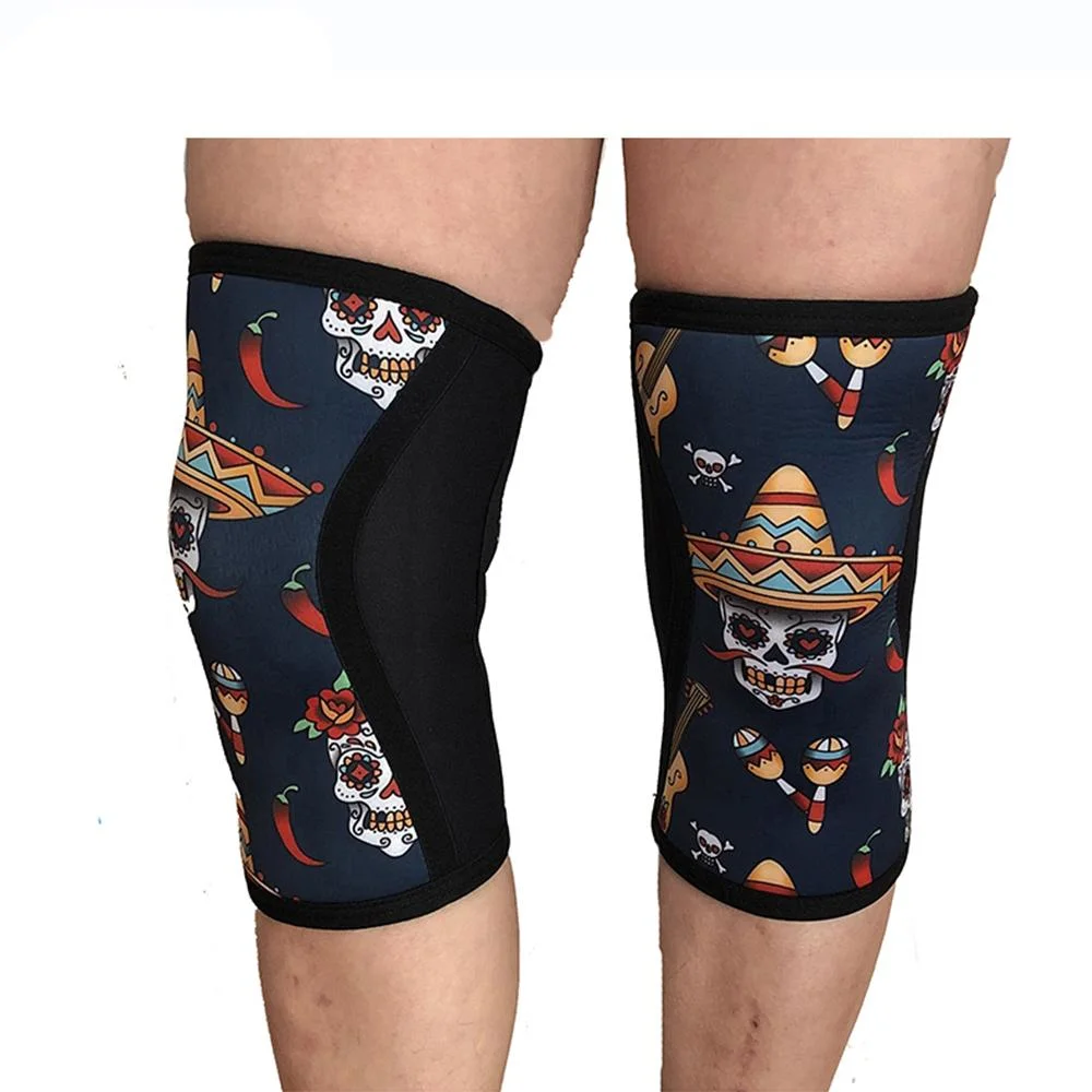 Wholesale Custom Leg Sleeve Support Knee Sleeves Padded 7mm Neoprene Knee Sleeve