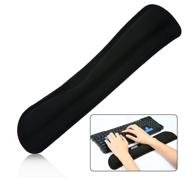 Keyboard Support Memory Foam Ergonomic Wrist Non Slip Rubber Base Great for Office Computer Wrist Rest