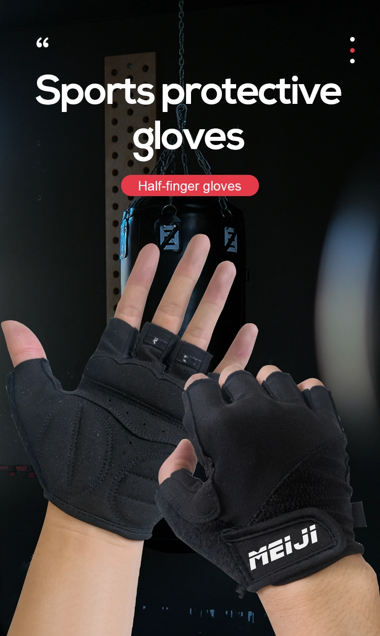 Gloves Half Finger Gloves Gym Workout Fitness Sport Gloves