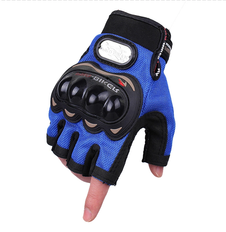 Fingerless Motorcycle Gloves Protective Moto Riding Motorbike Male Glove Motocross Motor Biker MTB Bike Tactical ATV Dh Gloves