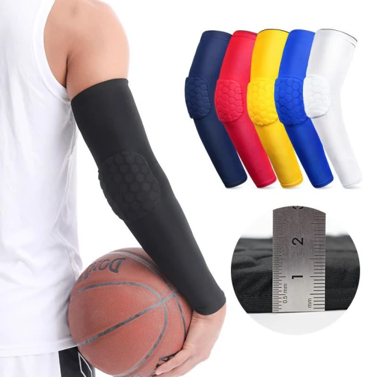 Abbigliamento da ciclismo sportivo da pallavolo all'aperto, protezione UV, manica del braccio, manica elastica di supporto del braccio del gomito