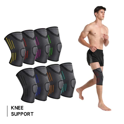 Ginocchiera a compressione, supporto per fitness, sport, protezione delle gambe e del ginocchio