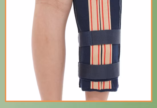 Tutore per gamba Kafo per immobilizzazione medica, immobilizzazione postoperatoria di supporto del ginocchio, fascia di fissaggio del ginocchio regolabile